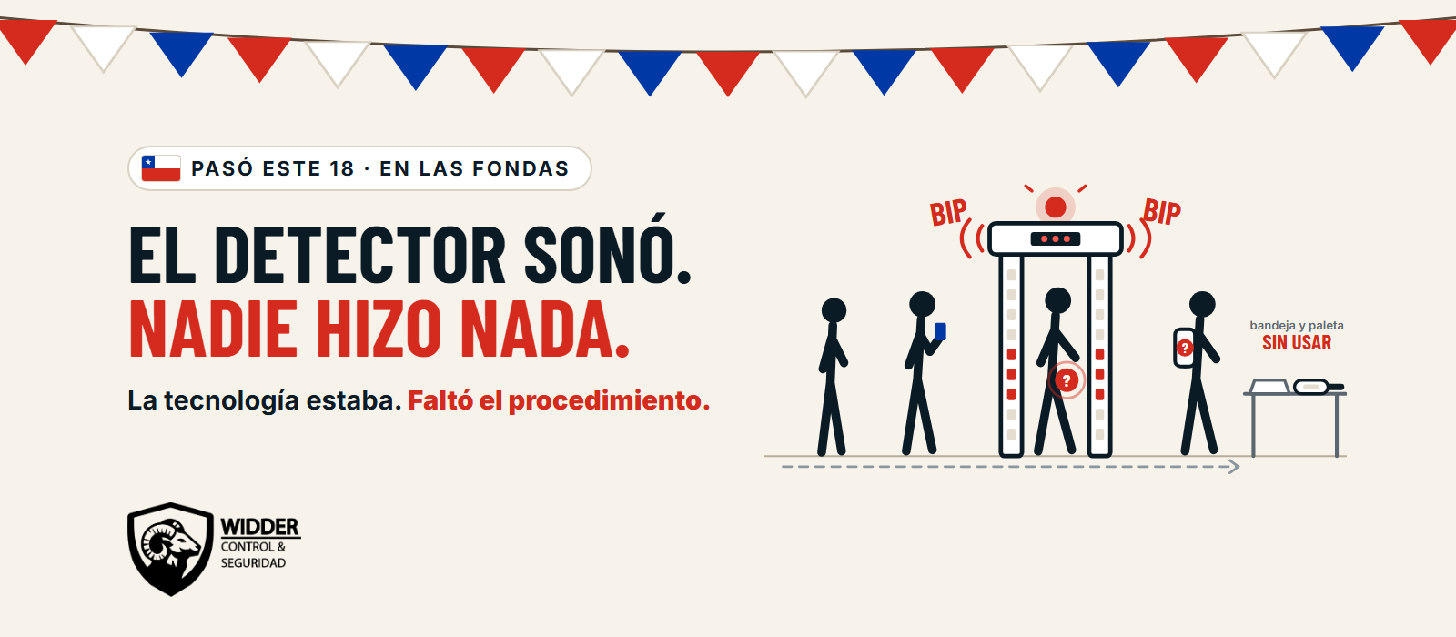 Fondas del 18: el detector disuade, el procedimiento protege