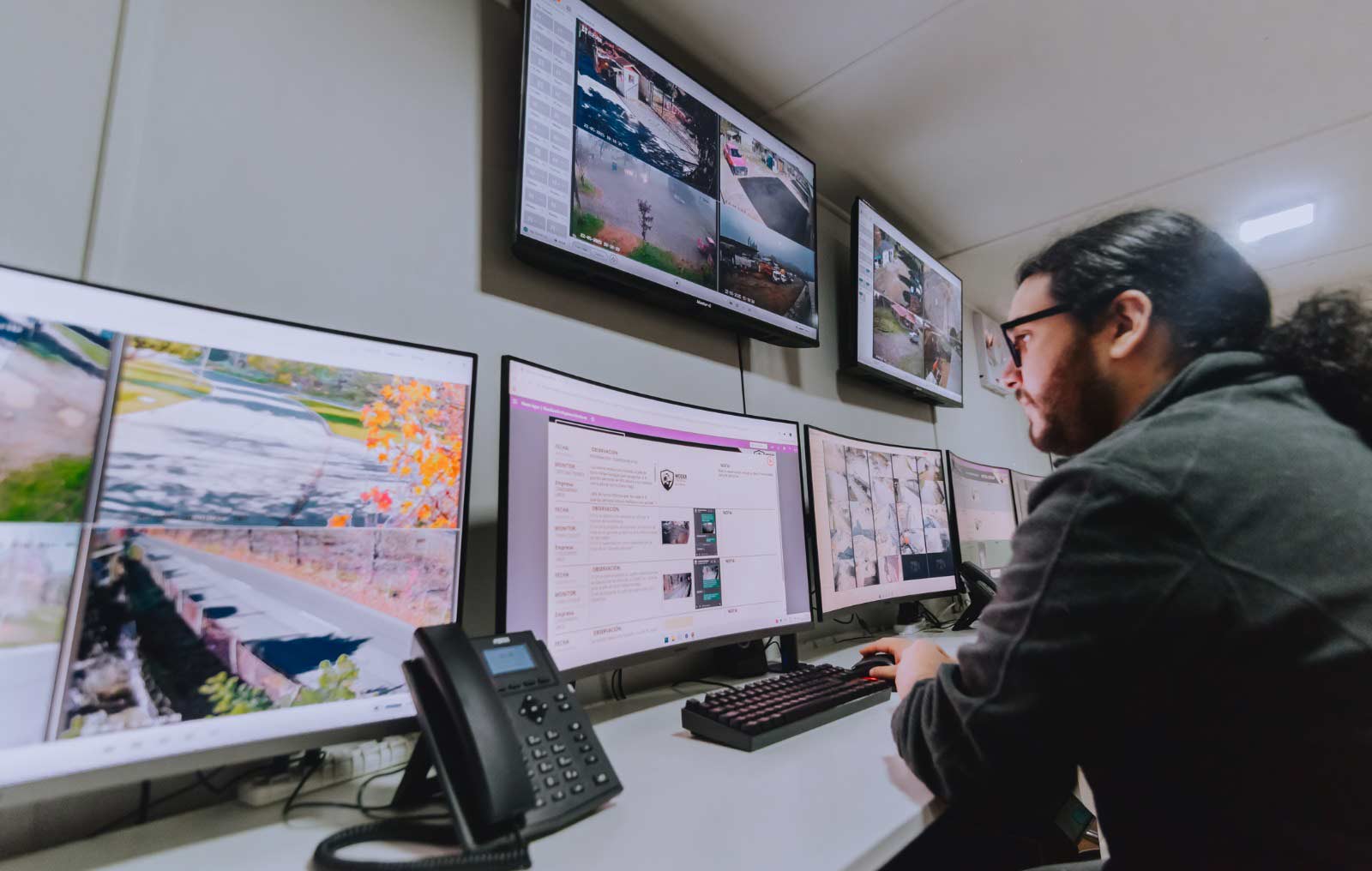 Monitoreo de cámaras de seguridad para empresas